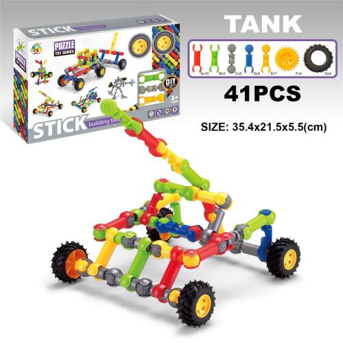 Constructor inteligent tip schelet din plastic, 41 piese, SY8818