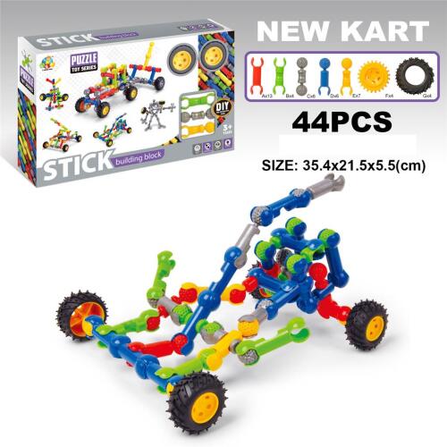 Constructor inteligent tip schelet din plastic, 44 piese, SY8819