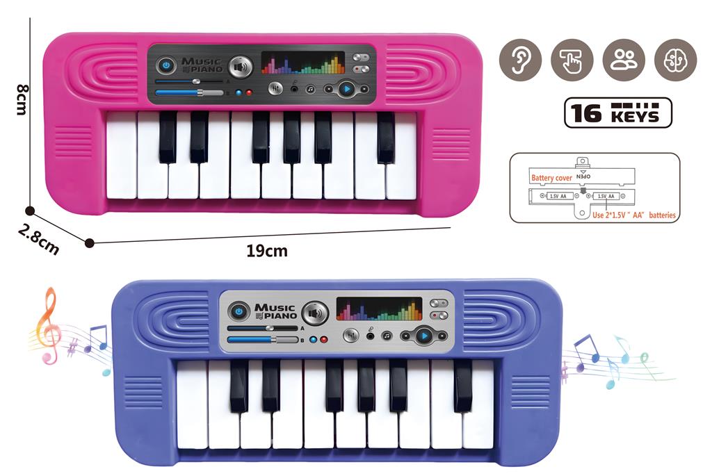 Sintetizator electronic cu 10 clape si doua timbre, BL659-1