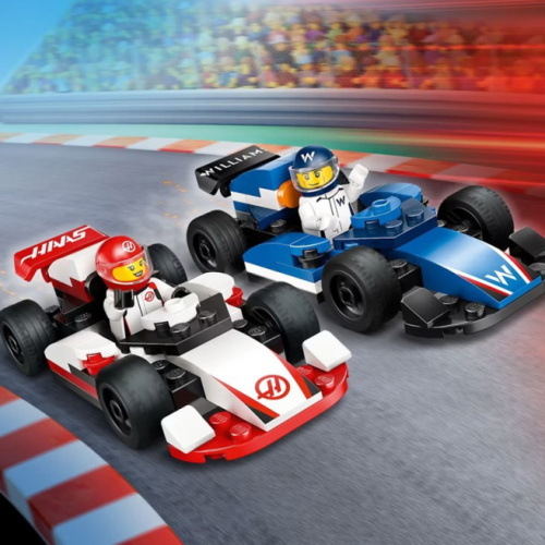 Конструктор LEGO City Гоночные автомобили F1 Williams Racing и Haas F1 60464