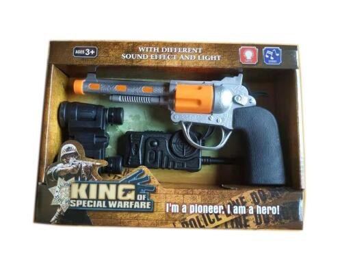 Revolver cu lumina IC, acoperit, cu walkie-talkie si binoclu, 8607B-8