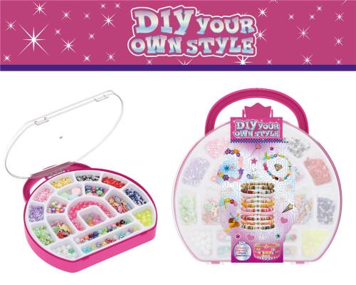 Set DIY cu margele in cutie portabila, 330-2B
