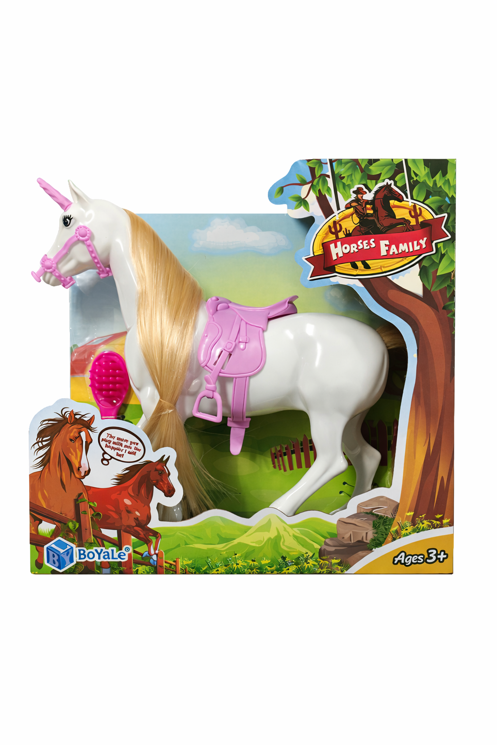 Cal si perie pentru par, BYL33017-8