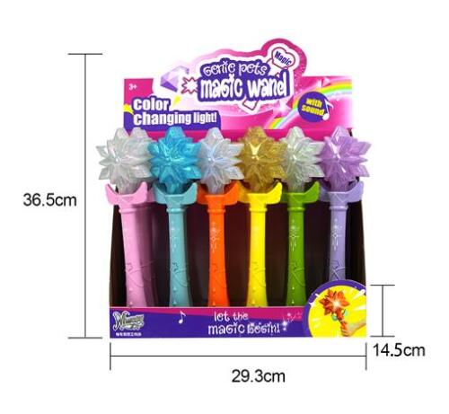 Волшебные палочки Снежинка со звуком 18 шт., FJ5171A