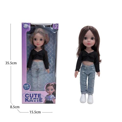 Papusa fashion din vinil complet, 36 cm, 750-5