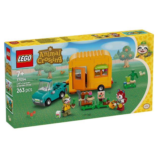 Конструктор LEGO Animal Crossing Караван Лейфа и садовый магазин 77054