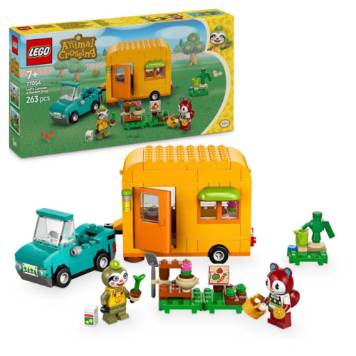 Конструктор LEGO Animal Crossing Караван Лейфа и садовый магазин 77054