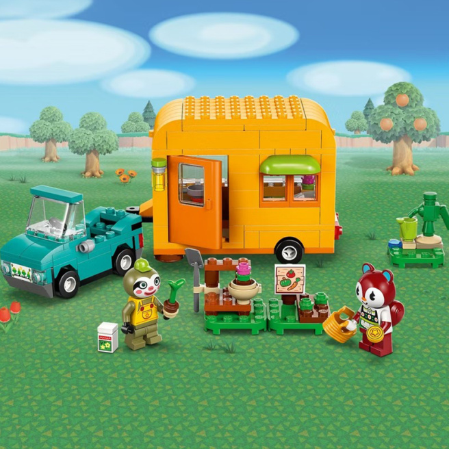 Конструктор LEGO Animal Crossing Караван Лейфа и садовый магазин 77054