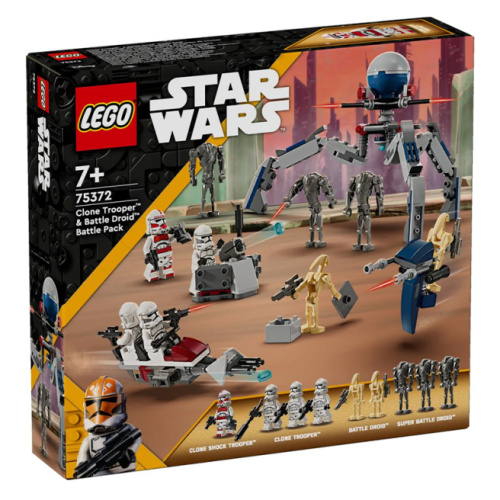 Конструктор LEGO Star Wars Боевой набор «Клон-солдат и боевой дроид» 75372