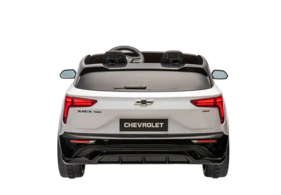 Mașină electrică Chevrolet Blazer SS EV, 12V 7Ah x2, 35W x4, albă, HL638