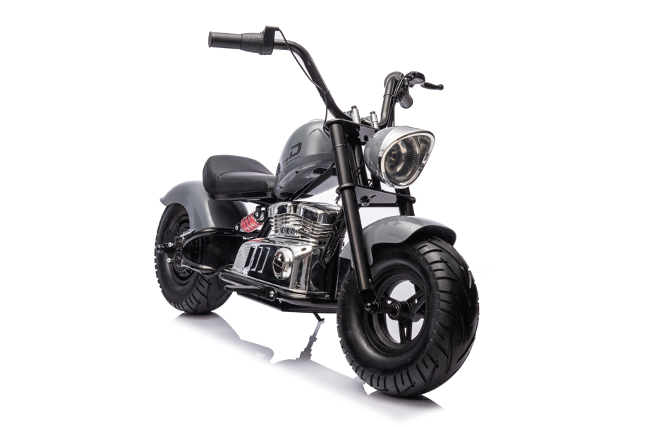 Chopper electric pentru motocicletă 24V10AH, 250Wx1, gri, XB-1058