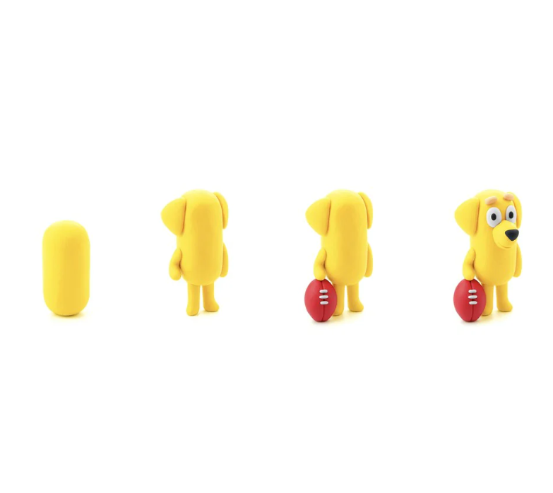 Набор для лепки воздушный пластилин, "Lucky" 5 баночек, HC-50204