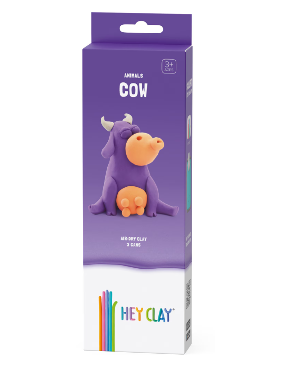 Set pasta de modelat, "Cow" 3 recipiente, HC-30047