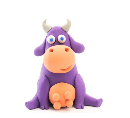 Set pasta de modelat, "Cow" 3 recipiente, HC-30047