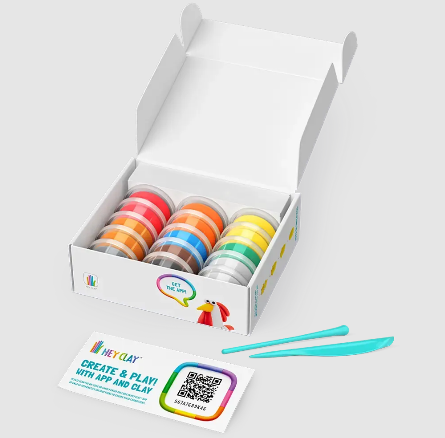 Set pasta de modelat, "Farm Birds" 15 recipiente, HC-15020