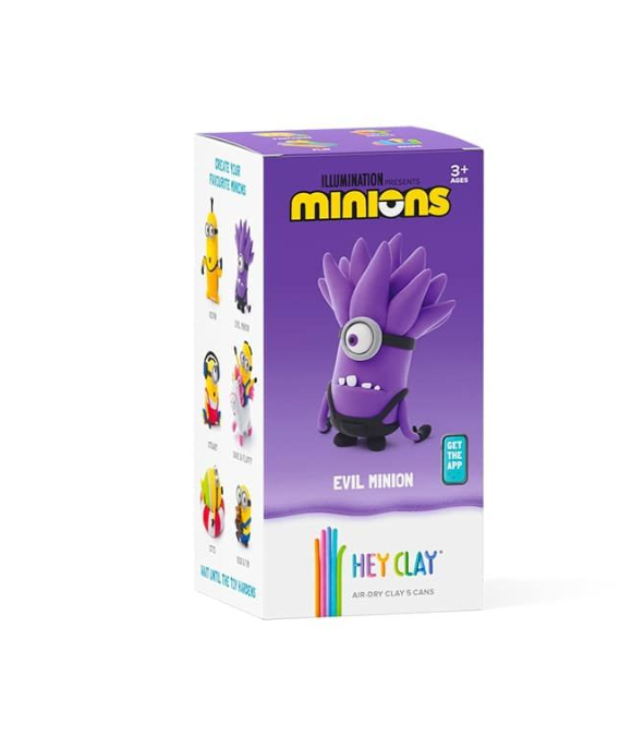 Набор для лепки воздушный пластилин, "Evil Minions" 5 баночек, HC-50183