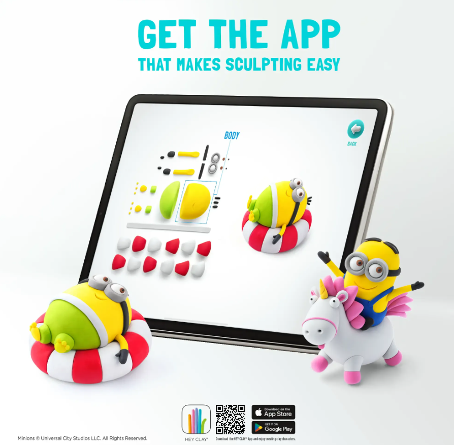 Набор для лепки воздушный пластилин, "Dave and Fluffy" 5 баночек, HC-50181