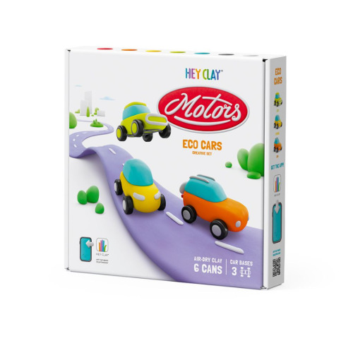Set pasta de modelat, "Motors" 6 recipiente, HC-60901