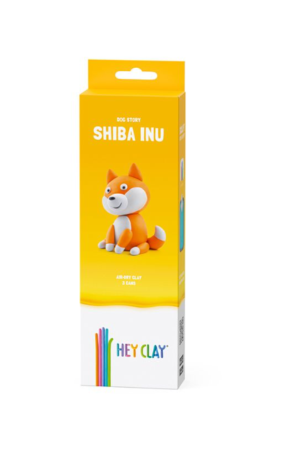 Set pasta de modelat, "Shiba Inu" 3 recipiente, HC-30121