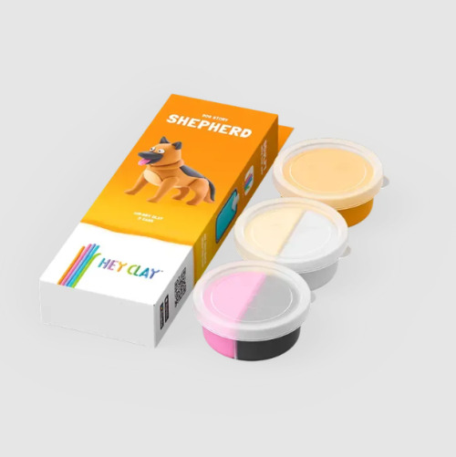 Set pasta de modelat, "Shepherd Dog" 3 recipiente, HC-30120