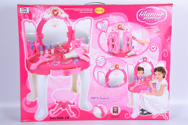 Măsuță de toaletă cu laser, muzică și iluminare, 008-18