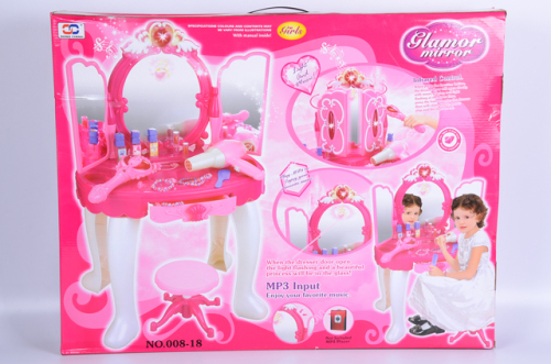 Măsuță de toaletă cu laser, muzică și iluminare, 008-18