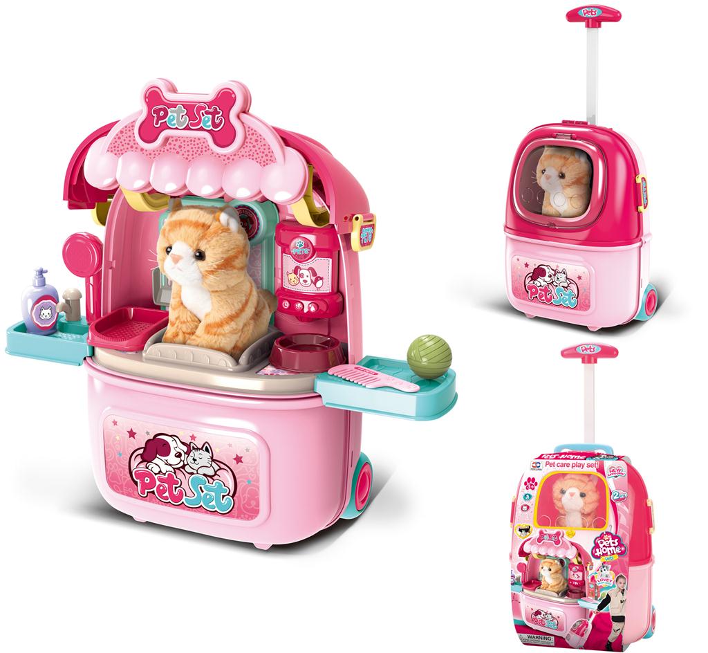 Set de îngrijire pentru pisicuță cu accesorii, 008-980A-4