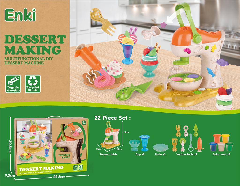 Mașină de înghețată cu accesorii, EK6036.