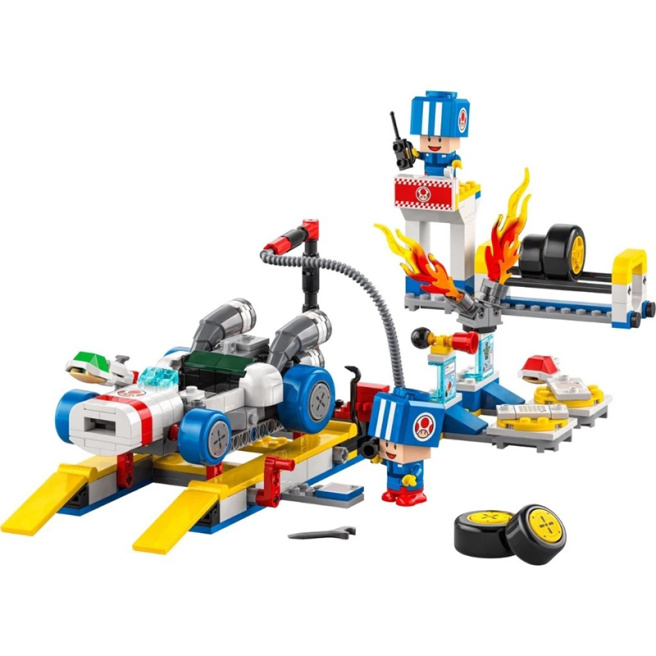 Конструктор LEGO Super Mario Mario Kart Гараж Тоада 72035