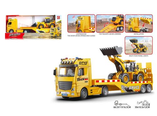 Buldozer inerțial galben, RJ2815A