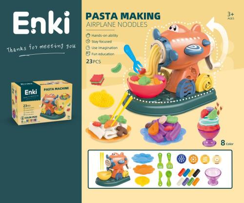 Машинка для изготовления лапши/пасты в виде самолетика с аксессуарами, EK6027