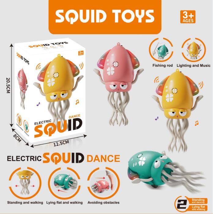 Caracatiță dansatoare cu baterie și cablu USB, 158-21C