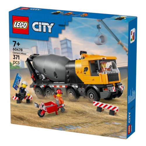 LEGO City бетономешалка,  60478