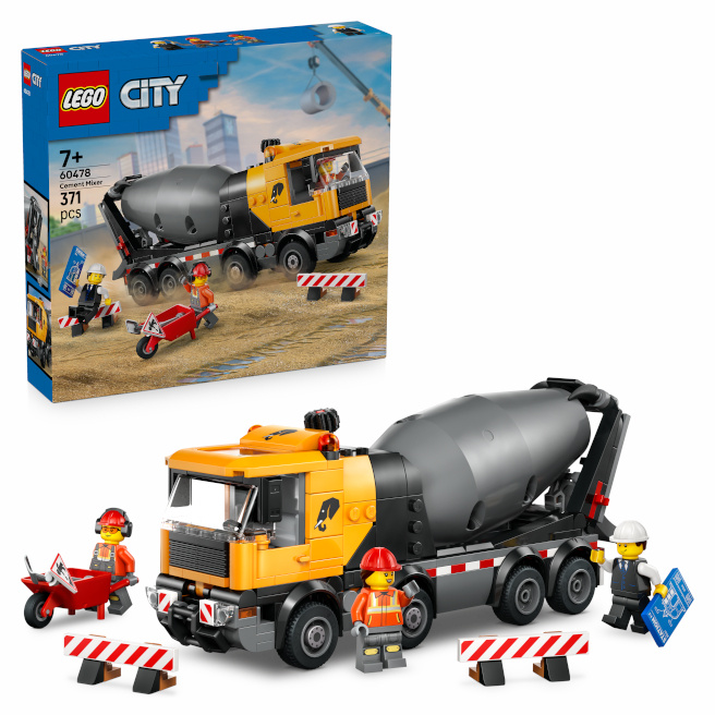 LEGO CITY AUTOBETONIERA, 60478