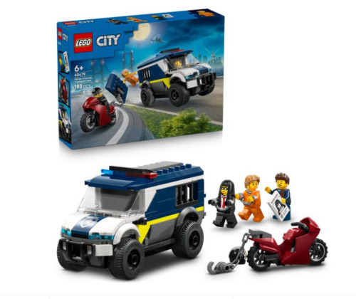 LEGO City Полицейский фургон для перевозки заключенных, 60479