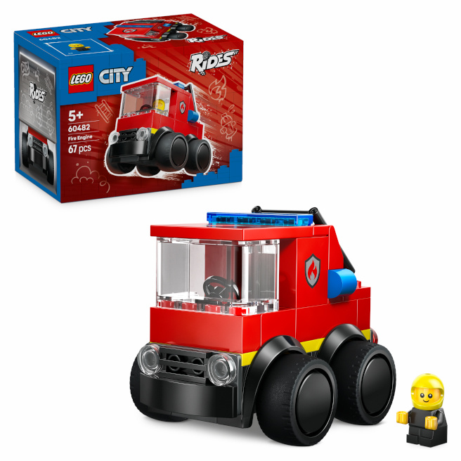 LEGO CITY VEHICULE CAMIONETA DE POMPIERI, 60482