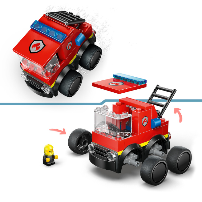 LEGO CITY VEHICULE CAMIONETA DE POMPIERI, 60482
