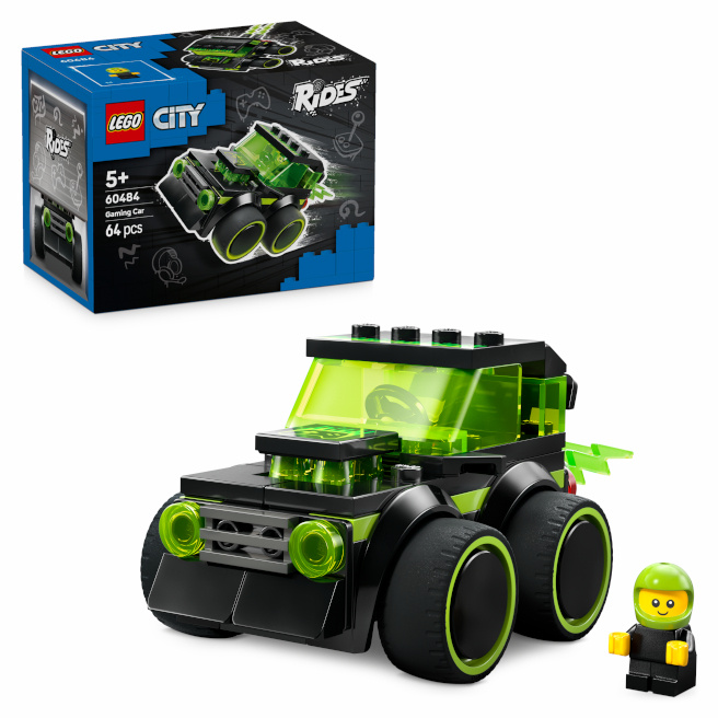 LEGO CITY VEHICULE MASINA DE CURSE DIN JOCURI VIDEO, 60484