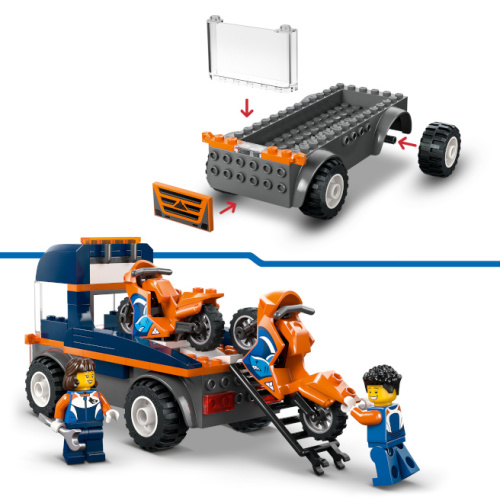 LEGO CITY TRANSPORTOR DE MOTOCICLETE, 60491