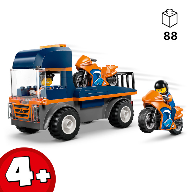 LEGO CITY TRANSPORTOR DE MOTOCICLETE, 60491