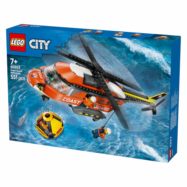 LEGO CITY ELICOPTER AL PAZEI DE COASTA, 60503