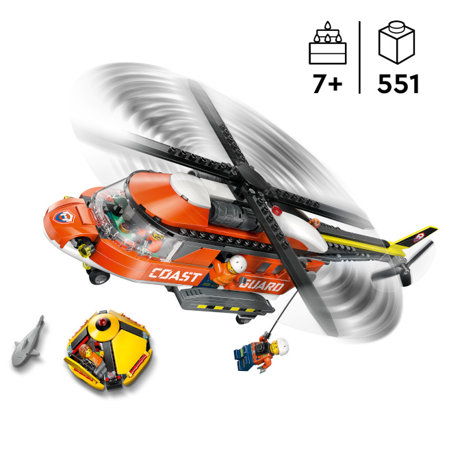 LEGO CITY ELICOPTER AL PAZEI DE COASTA, 60503