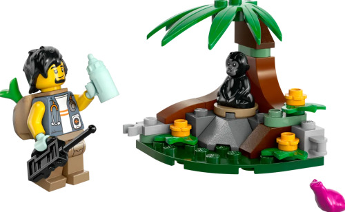 Конструктор Lego City Întâlnirea cu un pui de gorilă 30665