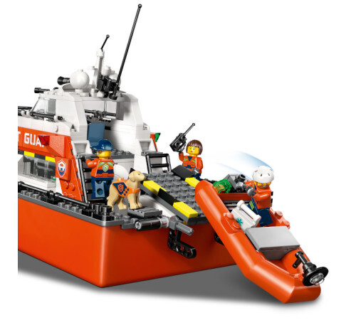 LEGO City Спасательный катер и вертолет береговой охраны, 60504