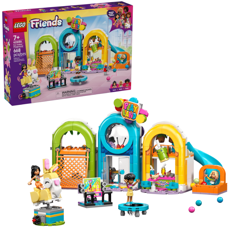LEGO Friends Веселая крытая игровая площадка, 42686
