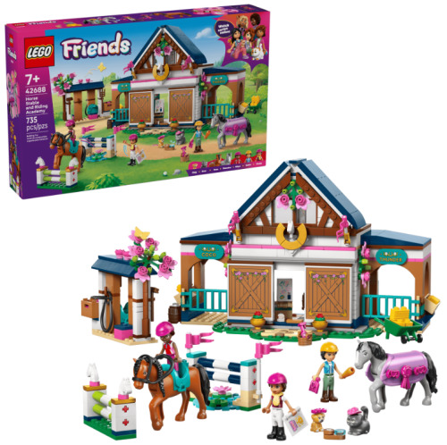 LEGO FRIENDS GRAJD DE CAI SI ACADEMIE DE ECHITATIE, 42688