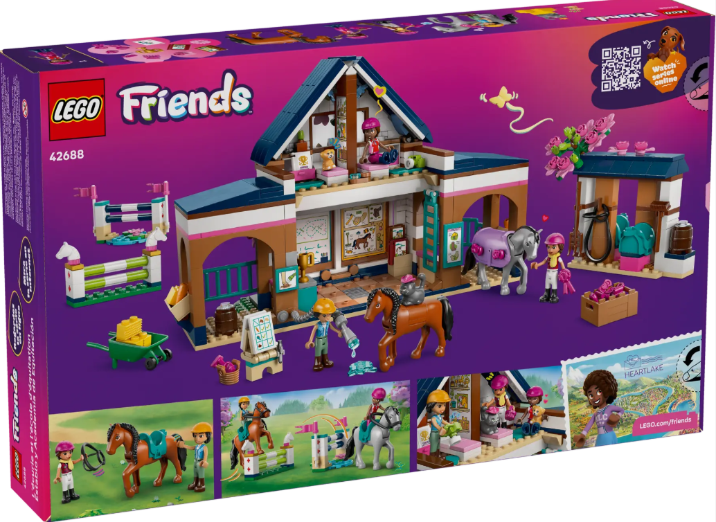 LEGO FRIENDS GRAJD DE CAI SI ACADEMIE DE ECHITATIE, 42688