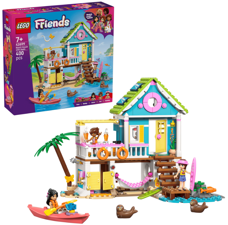 LEGO FRIENDS CASA PE PLAJA CU FOCI, 42699