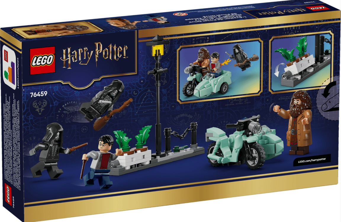LEGO HARRY POTTER HAGRID SI HARRY IN FUGA DE PE ALEEA BOSCHETELOR, 76459