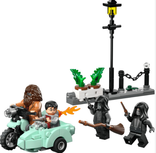 LEGO HARRY POTTER HAGRID SI HARRY IN FUGA DE PE ALEEA BOSCHETELOR, 76459